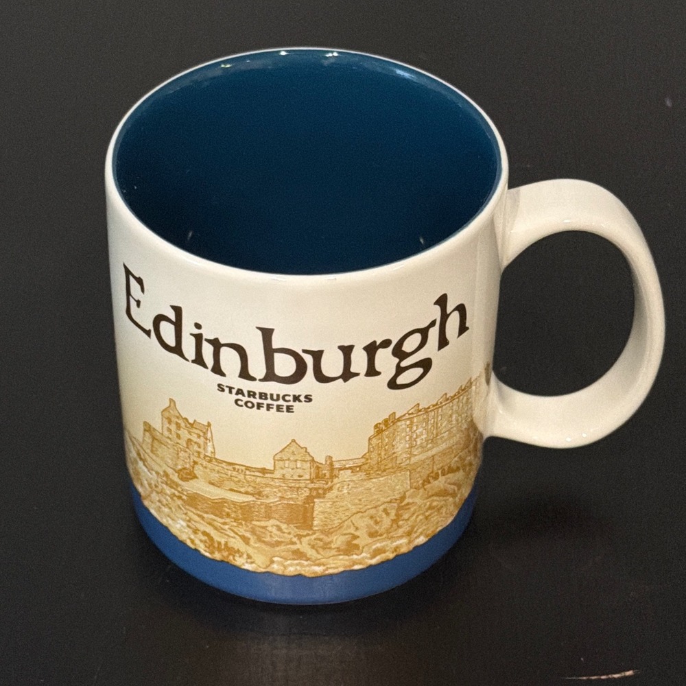 NWT Starbucks Edinburgh Global Icon Series Collector Mug 16oz 2015